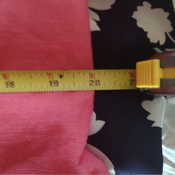 Faroro Pink Salmon Haltar Maxi Dress Macrame Crochet Neckline Large - Picture 4 of 6